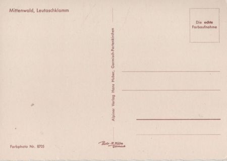 Mittenwald - Leutaschklamm