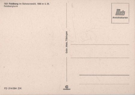 Feldberg / Schwarzwald - Feldbergturm