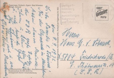 Tegernsee - Olympia-Grüße