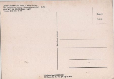 Reit im Winkl - Zum Kuhstall