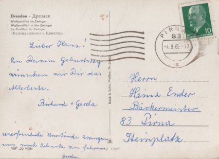 Dresden - Wallpavillon