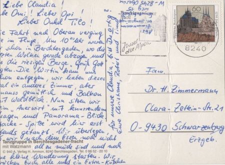 Berchtesgaden - Tanzgruppe in Tracht