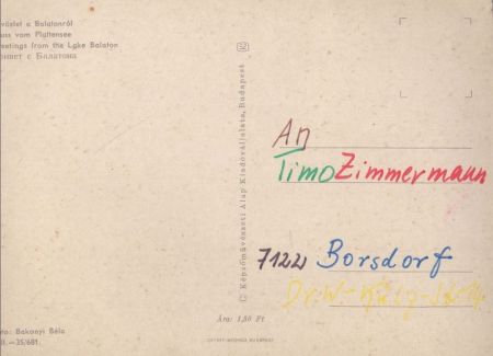 Balaton, Plattensee - Ungarn - Schiff