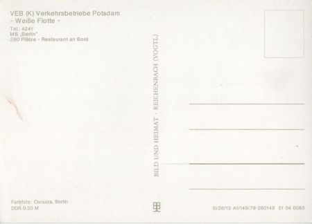 Potsdam - Weiße Flotte - MS Berlin