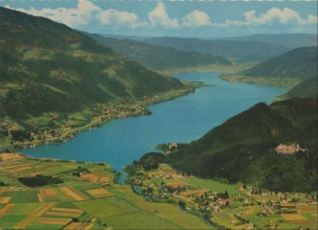 Ossiacher See - Österreich - von oben Ossiacher See - Österreich - von oben