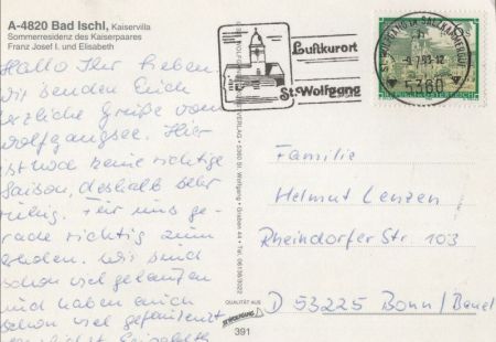 Bad Ischl - Österreich - 4 Bilder Bad Ischl - Österreich - 4 Bilder