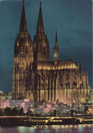 Köln - Festbeleuchtung am Dom Köln - Festbeleuchtung am Dom