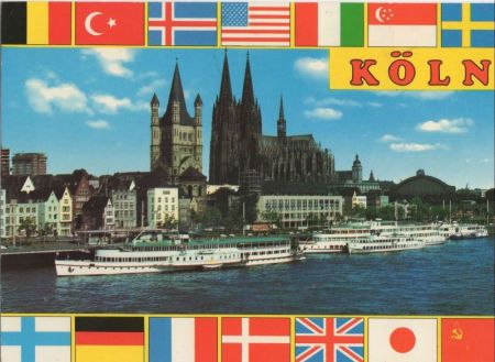 Köln - Rheinufer mit Dom Köln - Rheinufer mit Dom