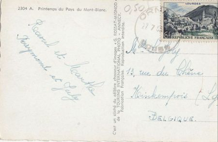 Mont Blanc - Frankreich - Ansicht Mont Blanc - Frankreich - Ansicht