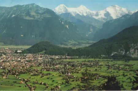 Interlaken - Schweiz - von oben Interlaken - Schweiz - von oben