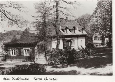 Altenberg-Bärenfels - Haus Waldfrieden Altenberg-Bärenfels - Haus Waldfrieden