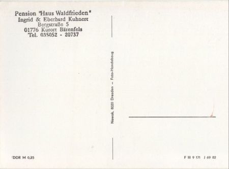 Altenberg-Bärenfels - Haus Waldfrieden Altenberg-Bärenfels - Haus Waldfrieden