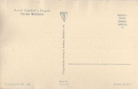 Kipsdorf (OT von Altenberg) - Tal der Weißeritz