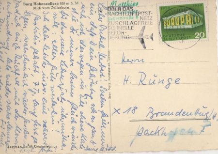 Burg Hohenzollern bei Bisingen - Blick vom Zellerhorn