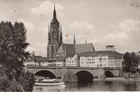 Frankfurt Main - Alte Brücke und Dom Frankfurt Main - Alte Brücke und Dom