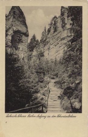 Sächsische Schweiz - Rathen-Aufgang Sächsische Schweiz - Rathen-Aufgang