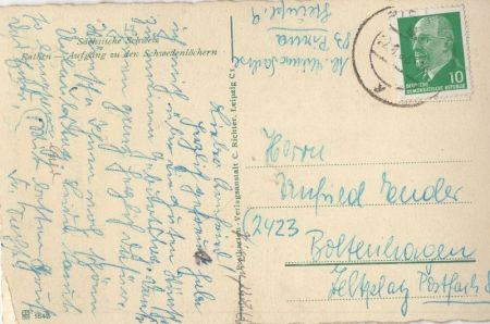 Sächsische Schweiz - Rathen-Aufgang Sächsische Schweiz - Rathen-Aufgang