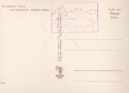 Oberstdorf-Einödsbach - Gaststätte