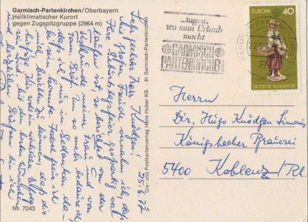 Garmisch-Partenkirchen - gegen Zugspitzgruppe