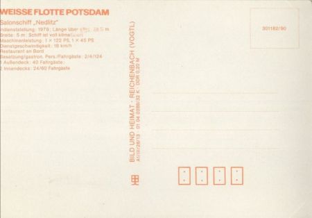 Potsdam - Salonschiff Nedlitz