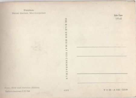 Potsdam - Neuer Garten, Marmorpalais