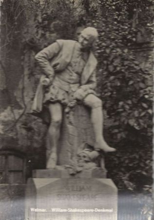 Weimar - William-Shakespeare-Denkmal Weimar - William-Shakespeare-Denkmal