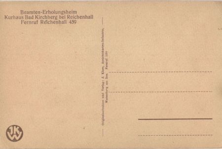 Bad Reichenhall - Bad Kirchberg, Beamten-Erholungsheim, im Park