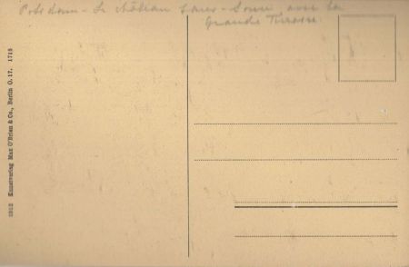 Potsdam, Sanssouci - Schloss mit Terrasse