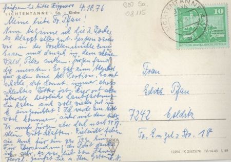 Lichtentanne - Kirche