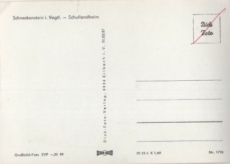 Tannenbergsthal, Schneckenstein - Schullandheim