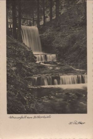 Thüringen - Sonstiges - Wasserfall am Silberteich Thüringen - Sonstiges - Wasserfall am Silberteich