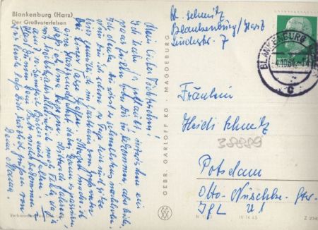 Blankenburg - Großvaterfelsen