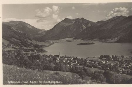 Schliersee - mit Brecherspitze Schliersee - mit Brecherspitze