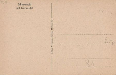 Mittenwald - mit Karwendel