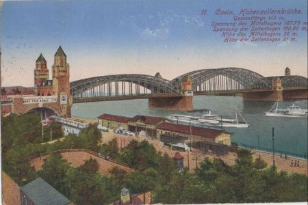 Cöln - Köln - Hohenzollernbrücke Cöln - Köln - Hohenzollernbrücke