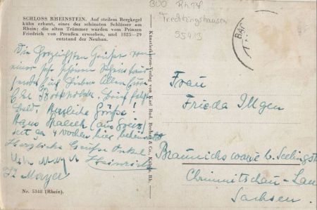 Rheinstein, Burg (OT Trechtingshausen) - auf Bergjegel