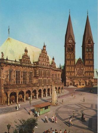 Ense-Bremen - Rathaus und Dom Ense-Bremen - Rathaus und Dom