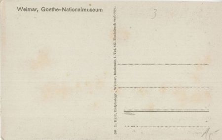 Weimar - Goethe-Nationalmuseum, Gelber Saal Weimar - Goethe-Nationalmuseum, Gelber Saal