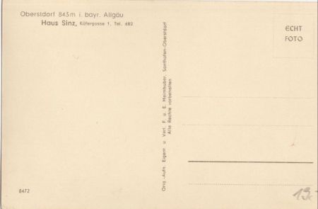 Oberstdorf - Haus Sinz