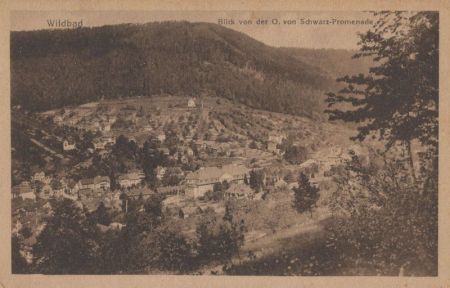 Bad Wildbad - con O. von Schwarz-Promenade Bad Wildbad - con O. von Schwarz-Promenade