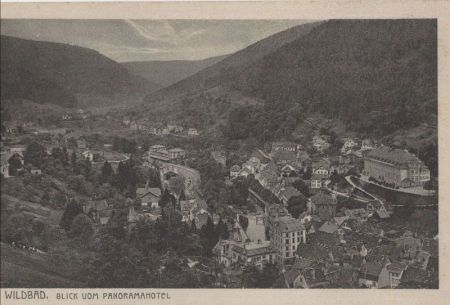 Bad Wildbad - Blick vom Panoramahotel Bad Wildbad - Blick vom Panoramahotel