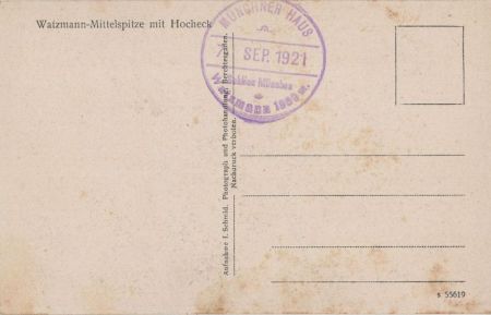 Watzmann - Mittelsüitze