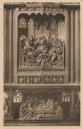 Rothenburg ob der Tauber - Jakobskirche, Marienaltar Rothenburg ob der Tauber - Jakobskirche, Marienaltar