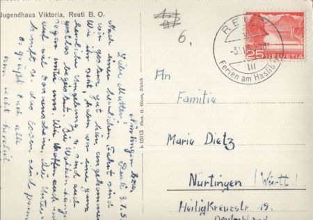 Hasliberg - Schweiz - Reuti, Jugendhaus Viktoria Hasliberg - Schweiz - Reuti, Jugendhaus Viktoria