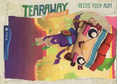 Aufreißkarte Tearaway unfolded Aufreißkarte Tearaway unfolded