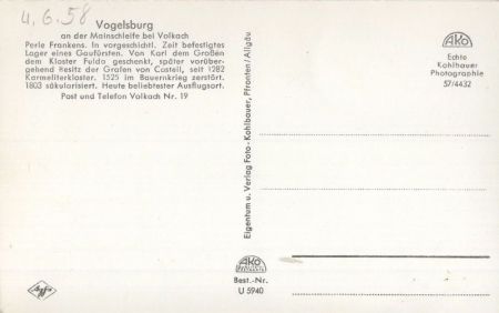 Volkach - Weingut Vogelsburg