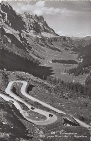 Klausenpass - Schweiz - Serpentinen Klausenpass - Schweiz - Serpentinen