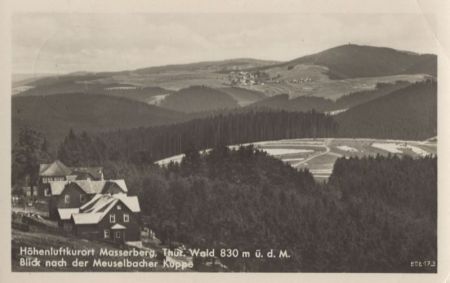 Masserberg - Blick zur Meuselbacher Kuppe Masserberg - Blick zur Meuselbacher Kuppe