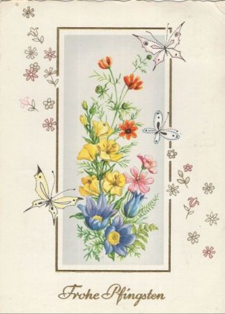 Frohe Pfingsten - Blumen Frohe Pfingsten - Blumen