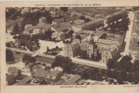 Mulhouse - Frankreich - vue arienne Mulhouse - Frankreich - vue arienne